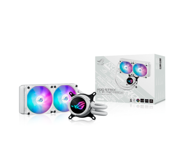 ASUS ROG STRIX LC III 240 ARGB White 2x120mm - 1352273 - zdjęcie 6